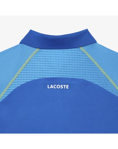 Polo de tenis confeccionado en piqué de poliéster reciclado ultraseco Reino Unido/Fiji-Lime