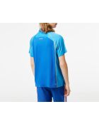 Polo de tenis confeccionado en piqué de poliéster reciclado ultraseco Reino Unido/Fiji-Lime