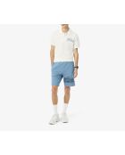 Baumwoll-Fleece-Shorts mit Limestone/Falcon-Grafik