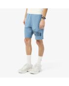 Baumwoll-Fleece-Shorts mit Limestone/Falcon-Grafik