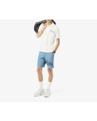 Baumwoll-Fleece-Shorts mit Limestone/Falcon-Grafik