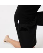 Pack de 3 camisetas interiores de algodón negras