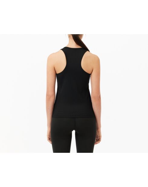 Débardeur Sport maille côtelée Ultra Dry noir