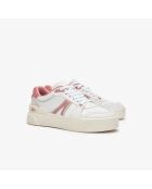 L002 Evo wit/lichtroze leren sneakers