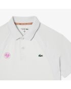 Roland-Garros Edition Roland-Garros Sport Slim Fit Polo Wit/Nijlgroen/Malva