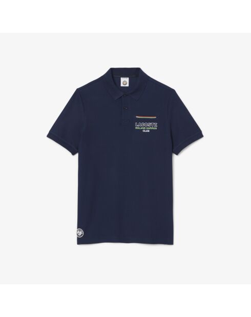 Roland-Garros Marine Edition Polohemd in regulärer Passform