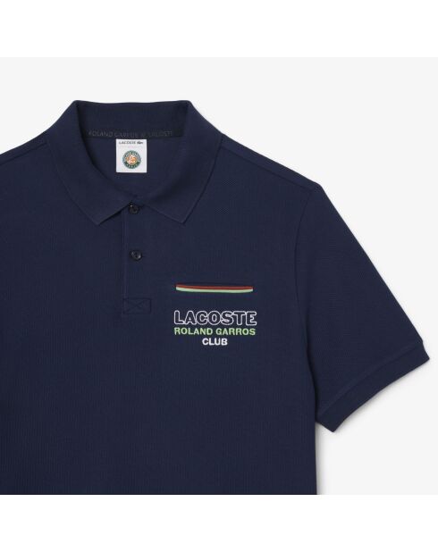 Roland-Garros Marine Edition Polohemd in regulärer Passform