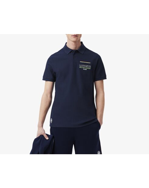 Roland-Garros Marine Edition Polohemd in regulärer Passform