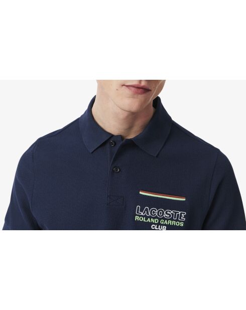 Roland-Garros Marine Edition Polohemd in regulärer Passform