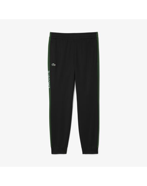 Sportliche Jogginghose mit schwarz/grünem Aufdruck