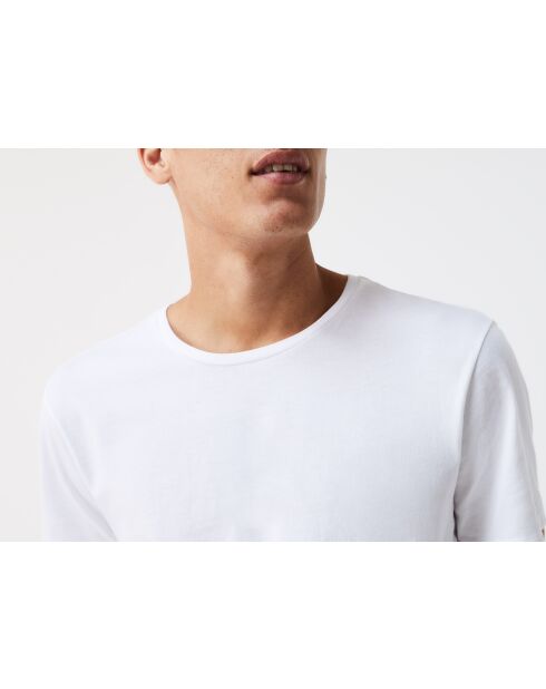 Confezione da 3 t-shirt da interno in cotone bianco