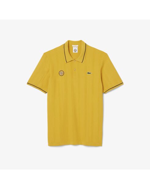 Polo regular fit Édition Roland-Garros mirabelle