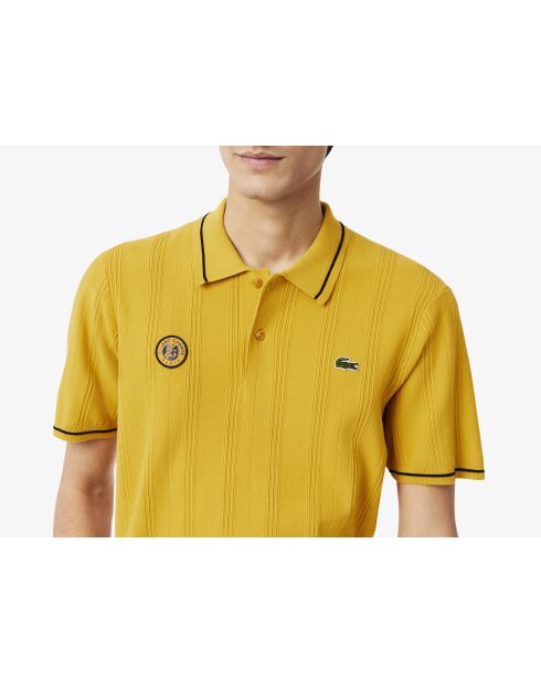 Polo regular fit Édition Roland-Garros mirabelle