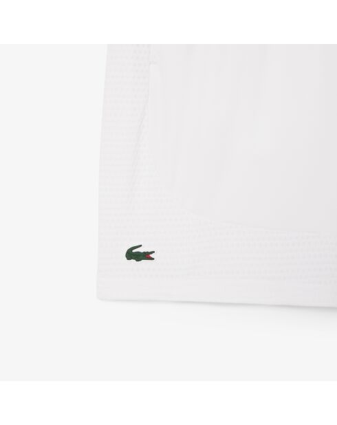 Witte ultradroge tennisshort met stretch