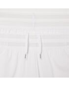 Witte ultradroge tennisshort met stretch
