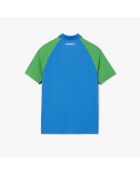 Gypsian/Calathea-Marine Ultra Dry-Tennispolohemd im Farbblockdesign