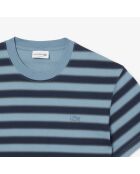 Gestreiftes Jersey-T-Shirt Limestone/Falcon-navy