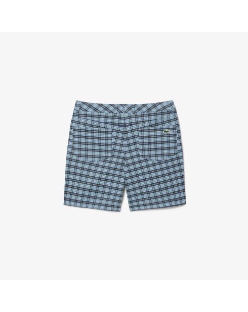 Ultradroge, limoen/marineblauwe golfshorts met meerdere zakken