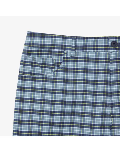Ultradroge, limoen/marineblauwe golfshorts met meerdere zakken