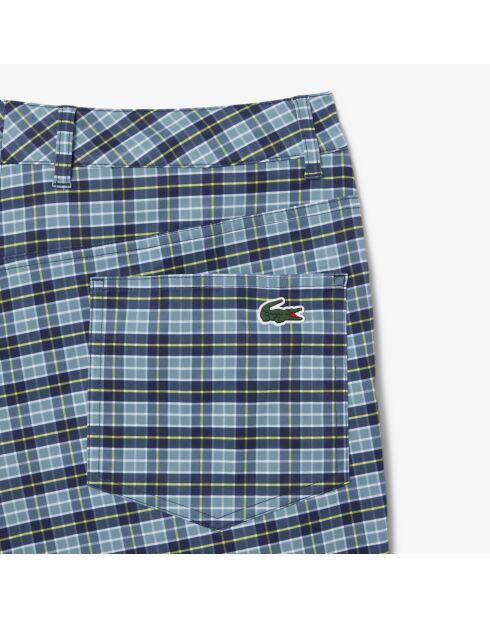 Ultradroge, limoen/marineblauwe golfshorts met meerdere zakken