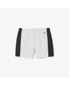 Calluna/zwarte zwemshort met kleurblokken