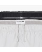 Calluna/zwarte zwemshort met kleurblokken