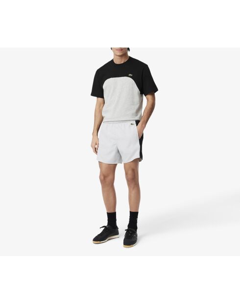 Calluna/zwarte zwemshort met kleurblokken