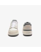 Sneakers Lineshot en cuir blanc/gris