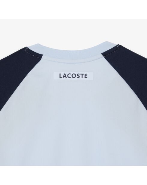 Stream/Navy-Calathea Ultra Dry-Tennis-T-Shirt im Farbblock-Design