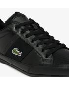 Sneakers Chaymon en cuir noires
