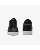 Baskets classiques en cuir 49SMA0032 noir/blanc