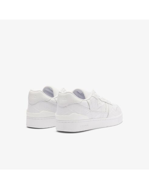 49SFA0075 weiße klassische Ledersneaker