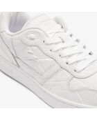 49SFA0075 weiße klassische Ledersneaker