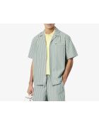 Kurzarmhemd mit lockerer Passform und weißen Streifen