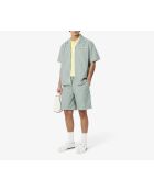 Kurzarmhemd mit lockerer Passform und weißen Streifen