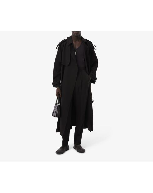 Pantalon plis laine Défilé buffle