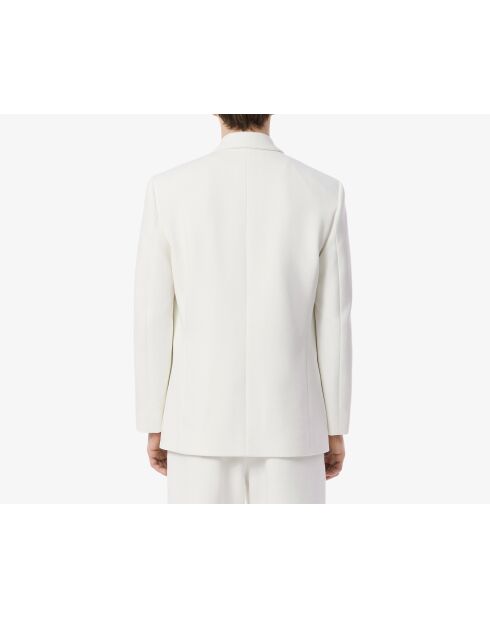 Blazer cruzado con el escudo de armas tradicional bordado en harina