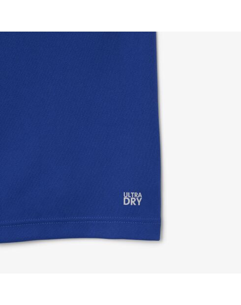 Sport-T-Shirt mit Farbblockmuster in Marineblau/Kosmoweiß