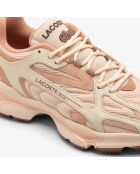 Sneakers L003 2K24 lichtroze/bruin