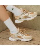 Sneakers L003 Neo lichtbruin/wit