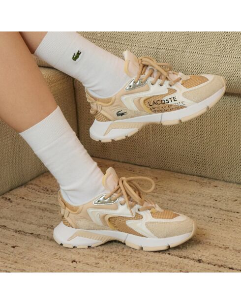 Sneakers L003 Neo lichtbruin/wit