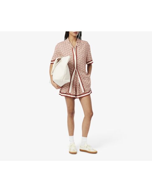 Sneakers Baseshot Pro in pelle beige/gomma