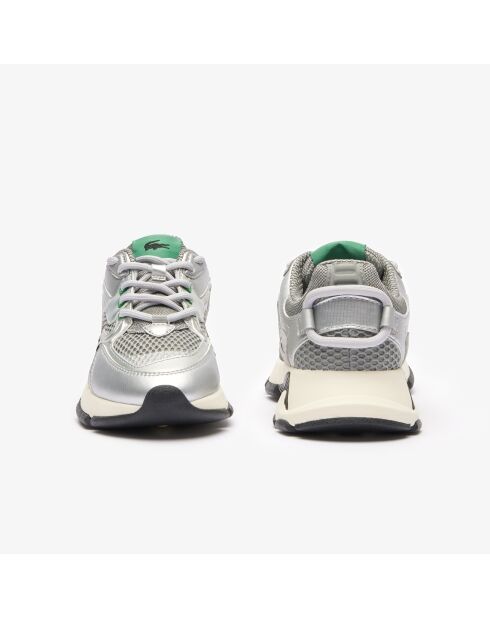 Zapatillas L003 Neo de piel gris/plateada