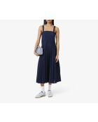 Hellblaue/hellbraune Club-Low-Sneakers