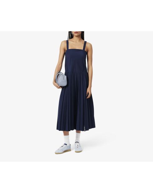 Hellblaue/hellbraune Club-Low-Sneakers