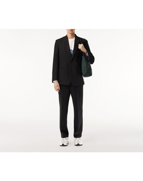 Schwarzer Blazer mit lockerer Passform