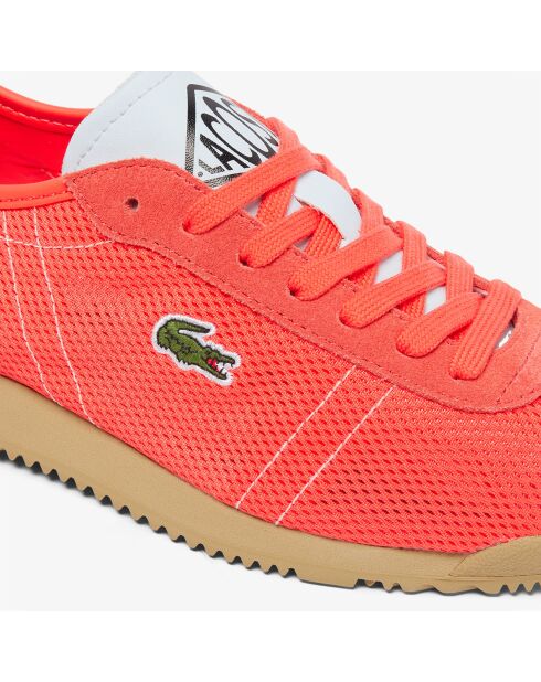 Sneakers Club-Low orange/hellblau