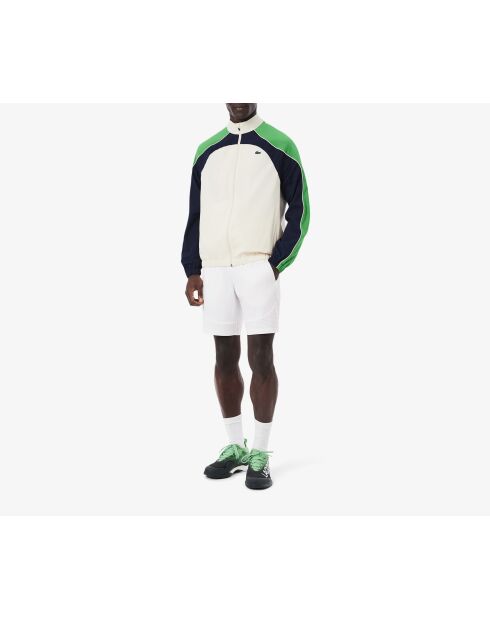Witte ultradroge tennisshort met stretch