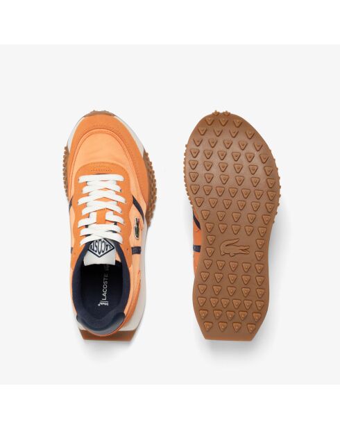 L-Spin Deluxe 3.0 oranje/marineblauwe sneakers