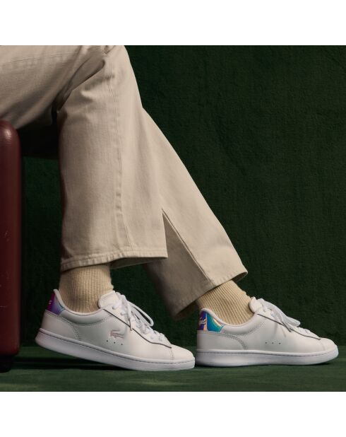 Carnaby Set wit/lichtroze leren sneakers